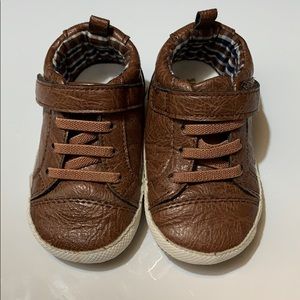 Surprise by stride right brown leather shoes